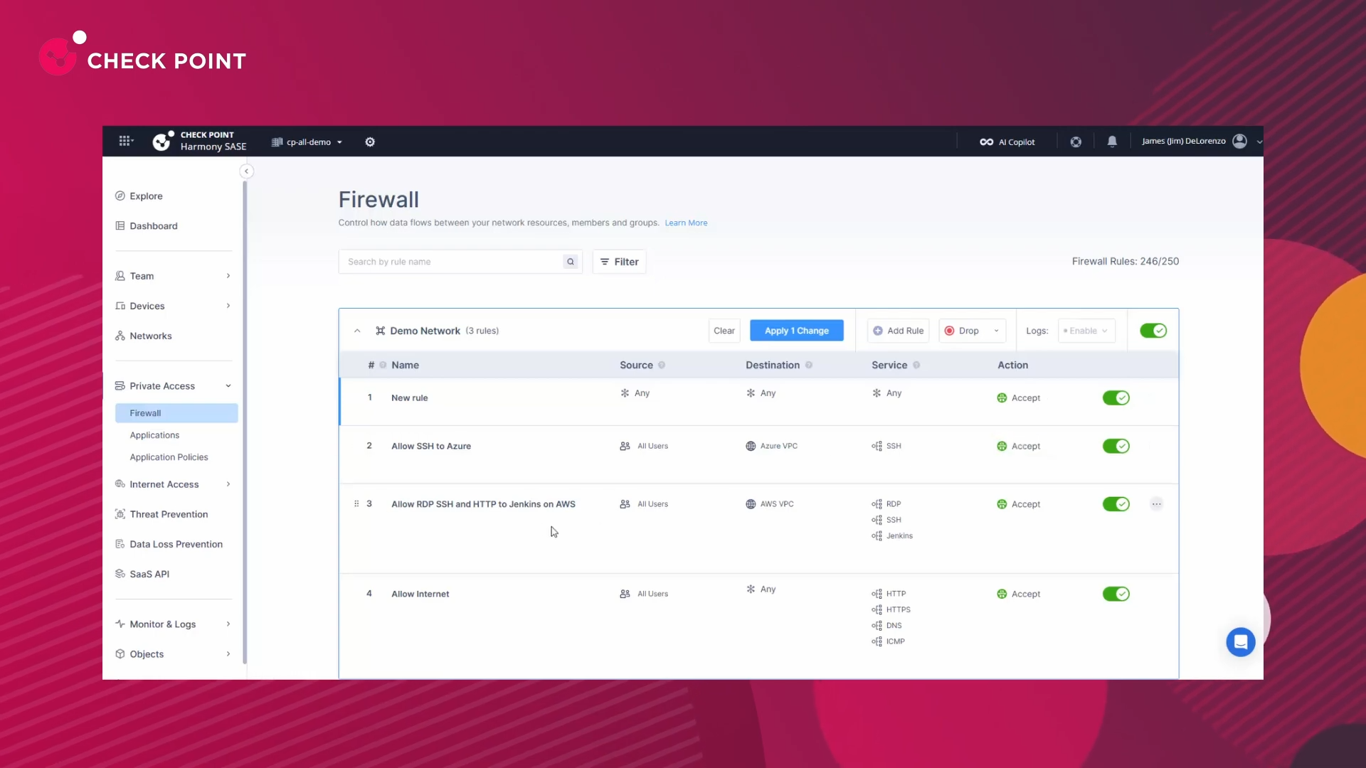 Adding Firewall Rules