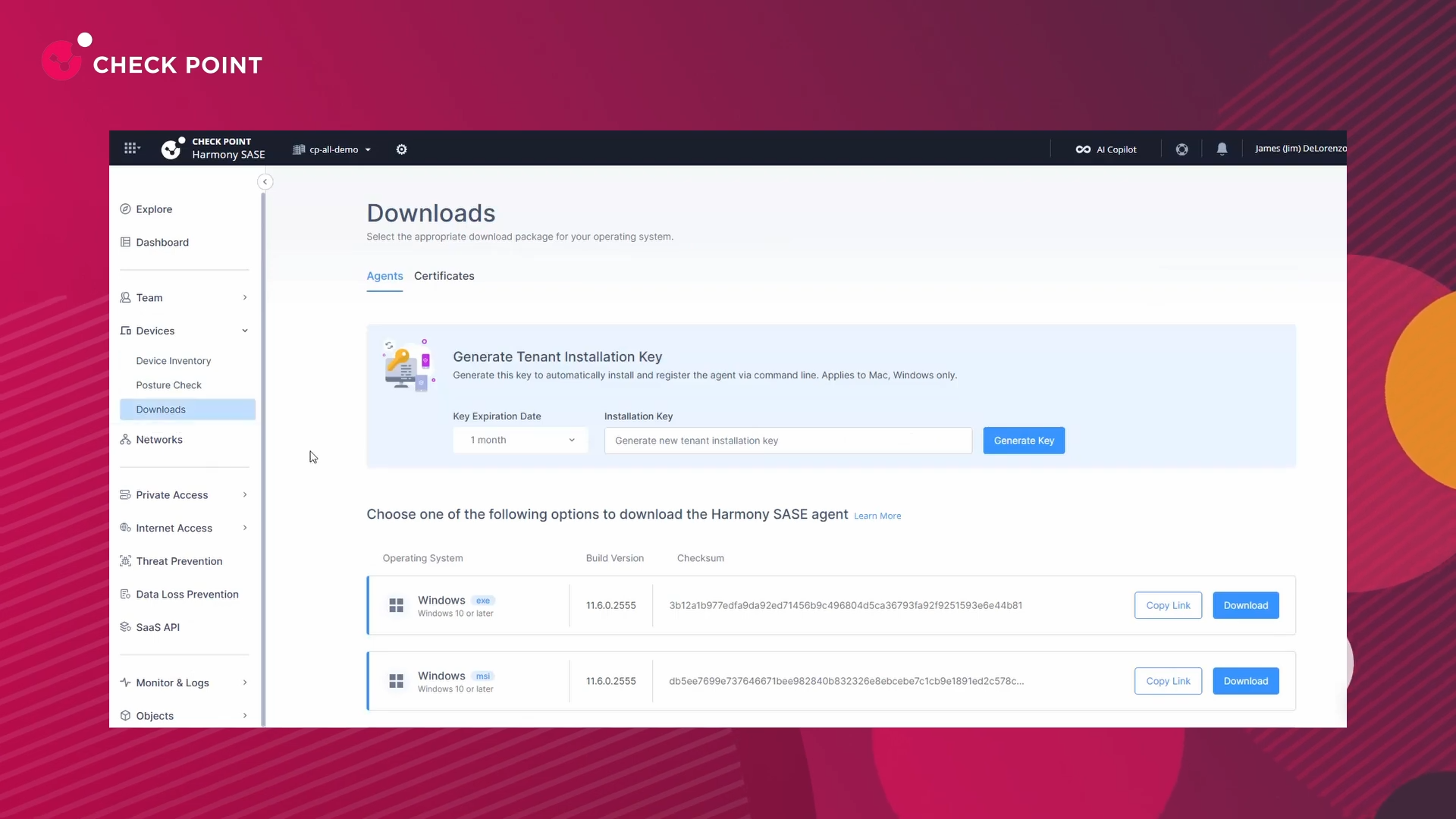 Agent Downloads and MDM Deployment